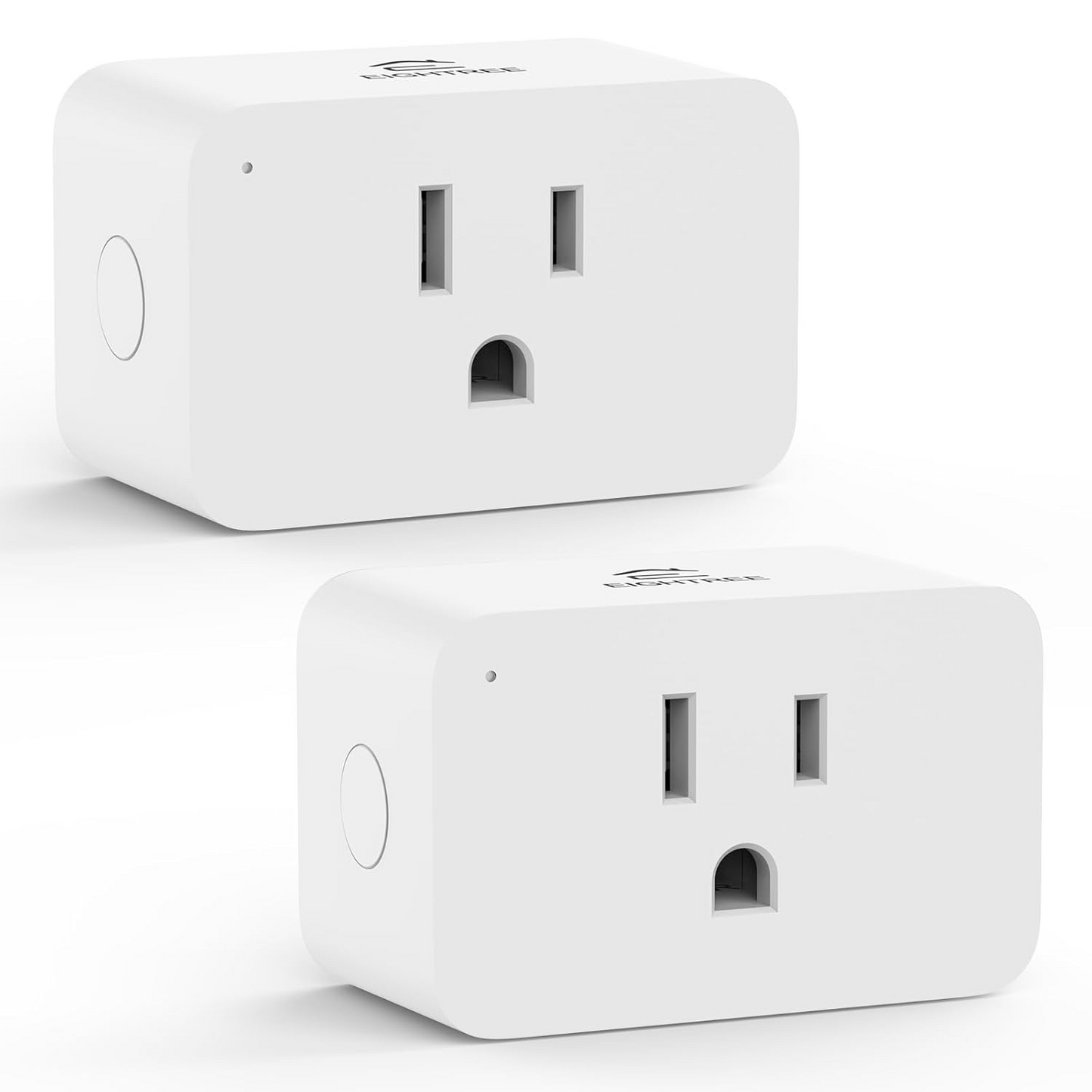 EIGHTREE Zigbee Smart Plug 15A, Energy Monitoring, ππΆπ΄π―π²π² πππ― Required, Smart Plugs That Compatible with Alexa & Home Assistant & SmartThings, Smart Outlet Works as Zigbee Repeater, 2 Packs
