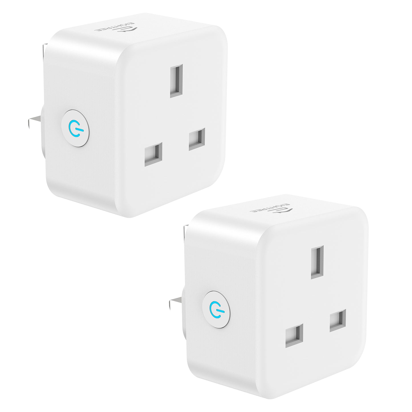 EIGHTREE Smart Plug with Energy Monitoring, 13A Smart Plugs that Work with Alexa, Google Home, SmartThings, Wireless Remote Control Timer Plug, 2.4 GHz Only Wi-Fi Plug
