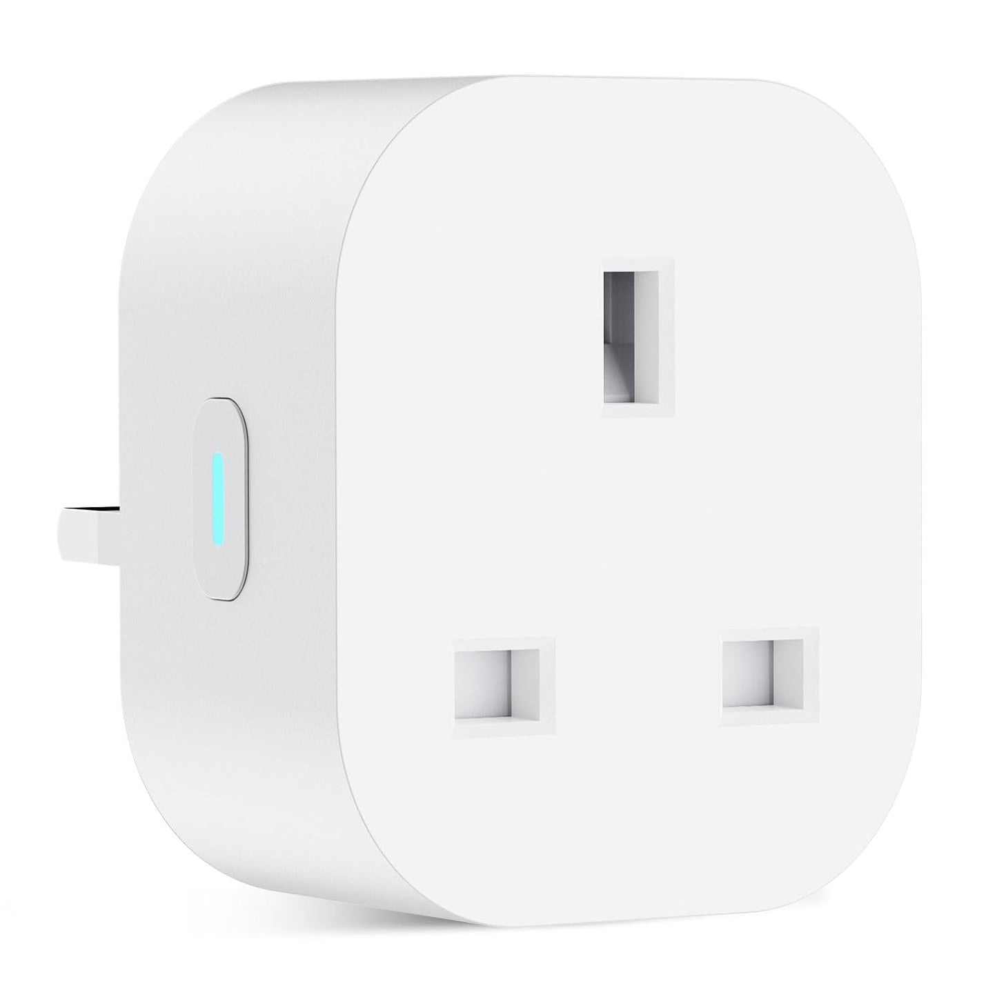 EIGHTREE Smart Plug that Work With Alexa & Google Home, Smart Plug with Energy Monitoring, Mini Smart Socket WiFi Plug, Remote Control, Timer & Schedule Function, 2.4Ghz Wi-Fi Timer Plug