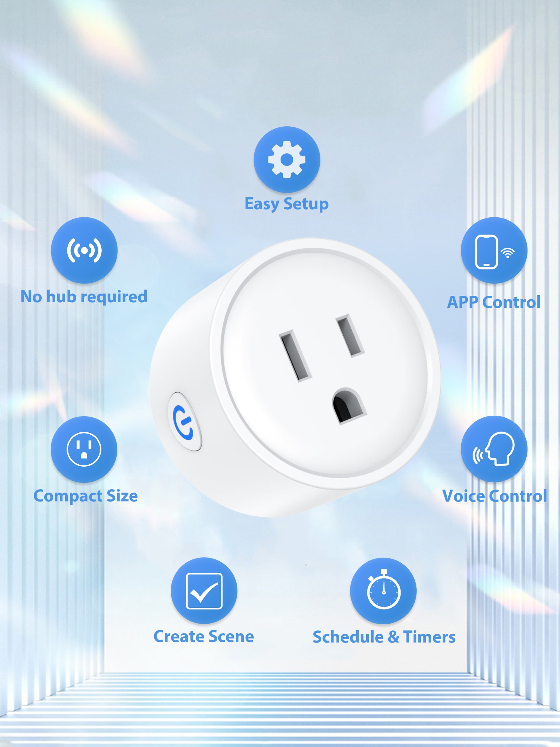 Smart Plug 5GHz, EIGHTREE Smart Plug Works with Alexa & Google