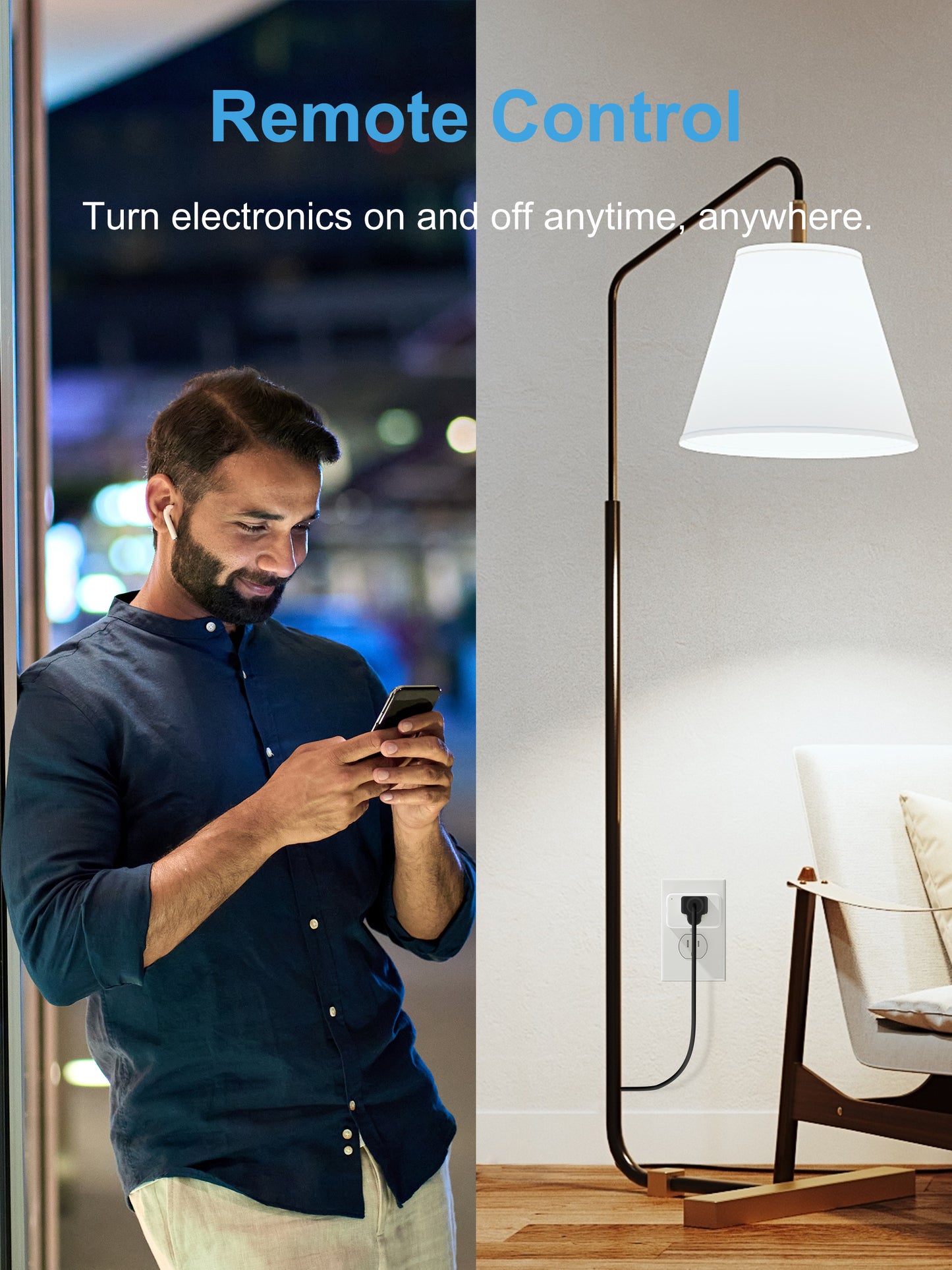 EIGHTREE Zigbee Smart Plug 15A, Energy Monitoring, 𝗭𝗶𝗴𝗯𝗲𝗲 𝗛𝘂𝗯 Required, ETL Certified, Smart Plugs That Compatible with Alexa & Home Assistant & SmartThings.