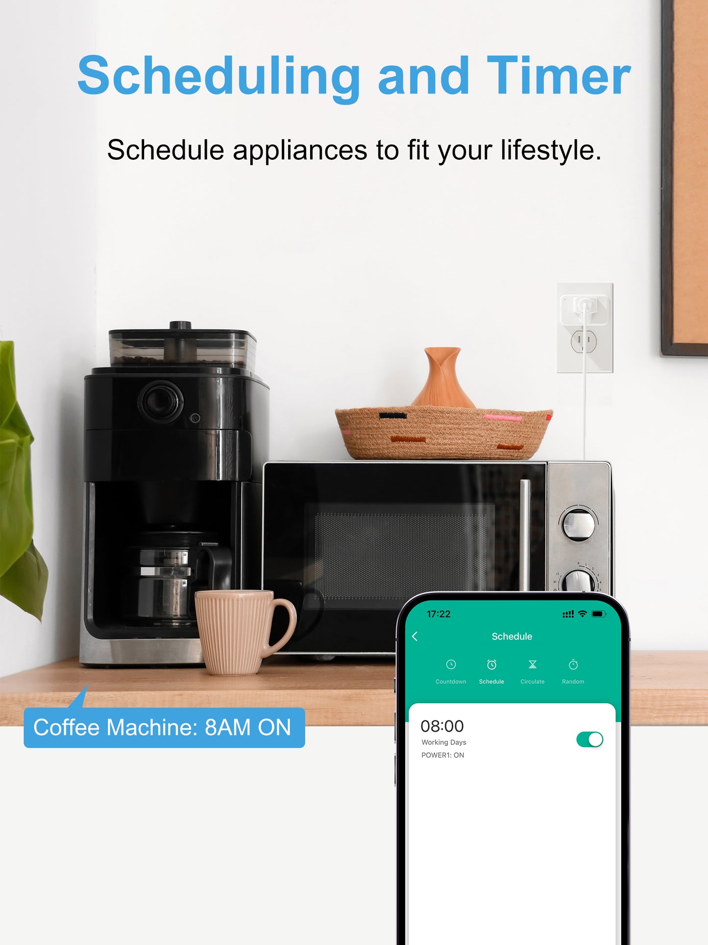 EIGHTREE Zigbee Smart Plug 15A, Energy Monitoring, 𝗭𝗶𝗴𝗯𝗲𝗲 𝗛𝘂𝗯 Required, ETL Certified, Smart Plugs That Compatible with Alexa & Home Assistant & SmartThings.