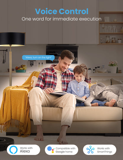 EIGHTREE Smart Plug 5GHz WiFi Compatible with Energy Monitoring, Smart Plugs that Work with Alexa Works with Alexa & Google Assistant & Smart Life, Wireless Remote Control Timer Plug Smart Home, 13A